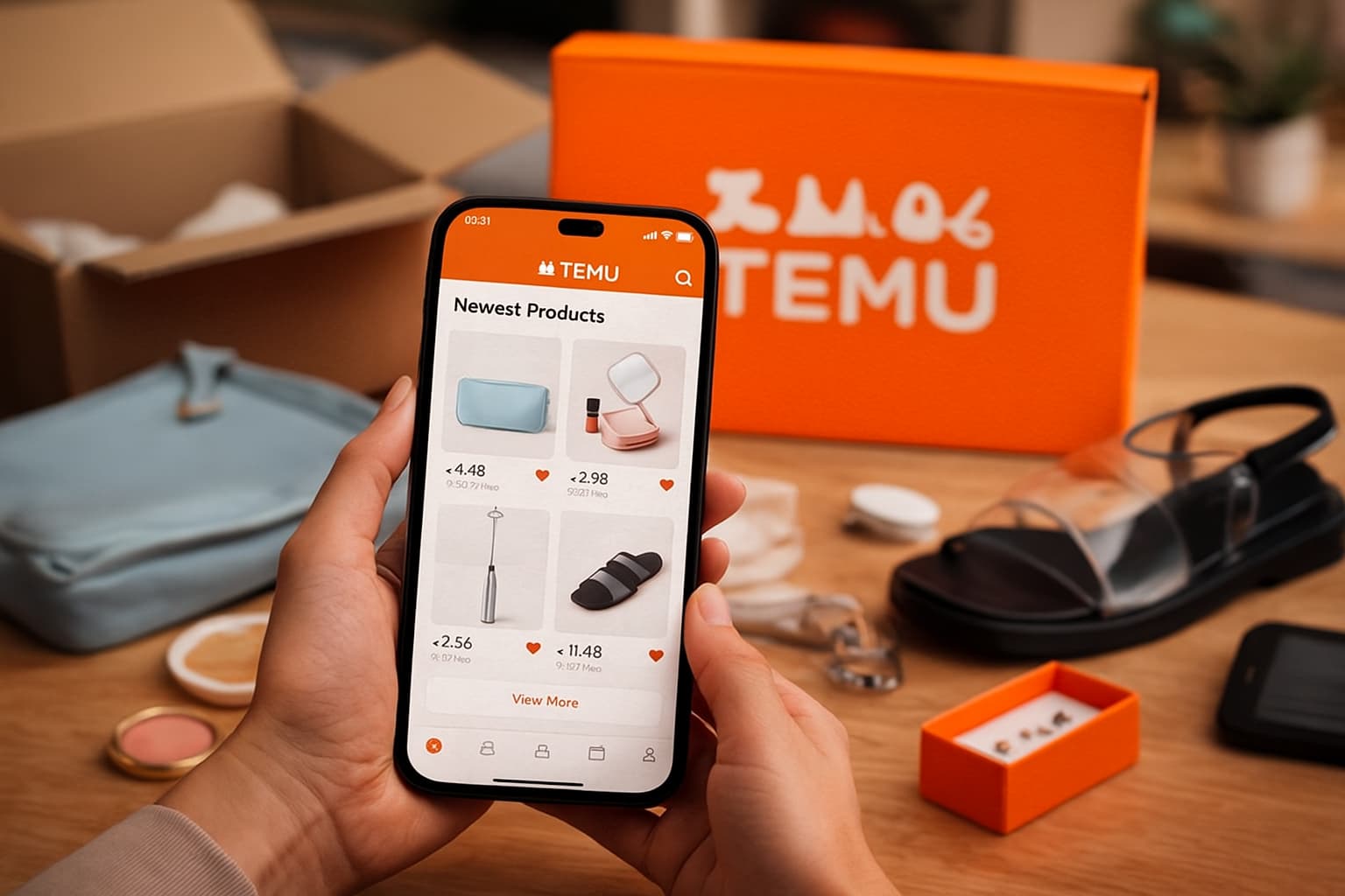 Populaire categorieën waarin de nieuwste producten van Temu vaak verschijnen